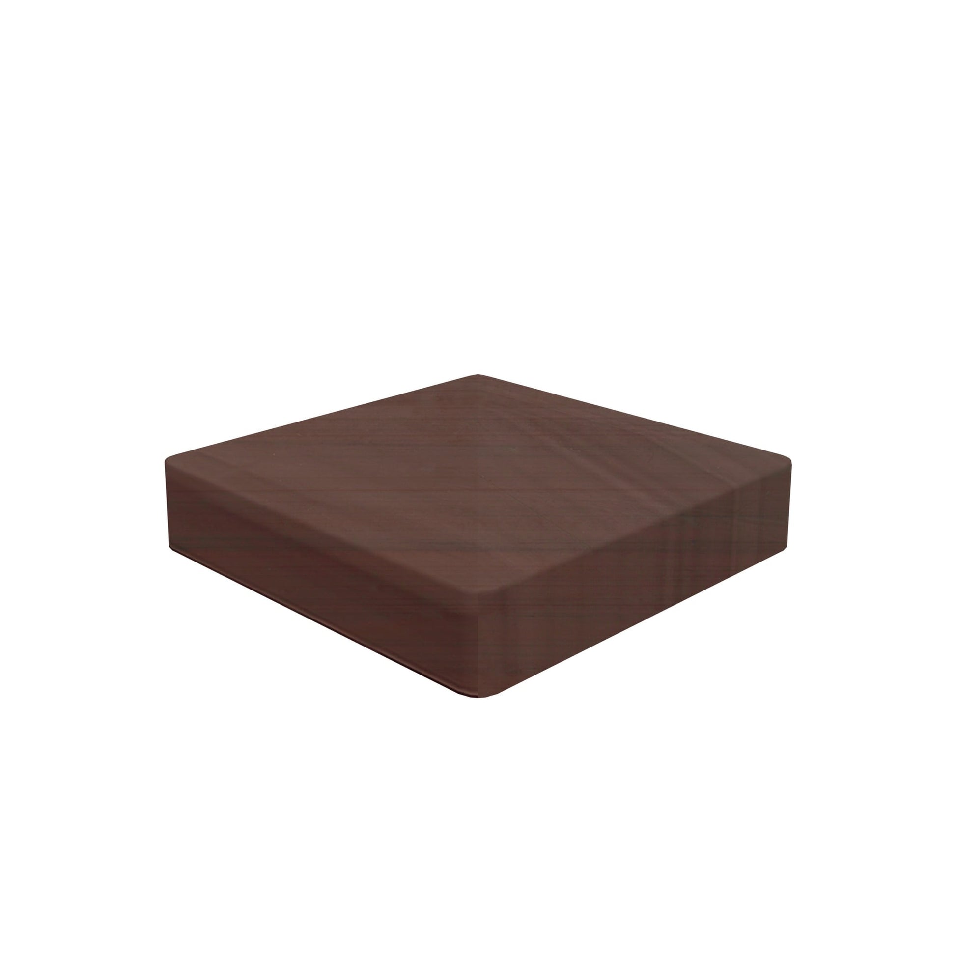 Pyramid Post Cap - 5" x 5"-Fence Post Caps-ActiveYards-Dark Sequoia-FenceCenter