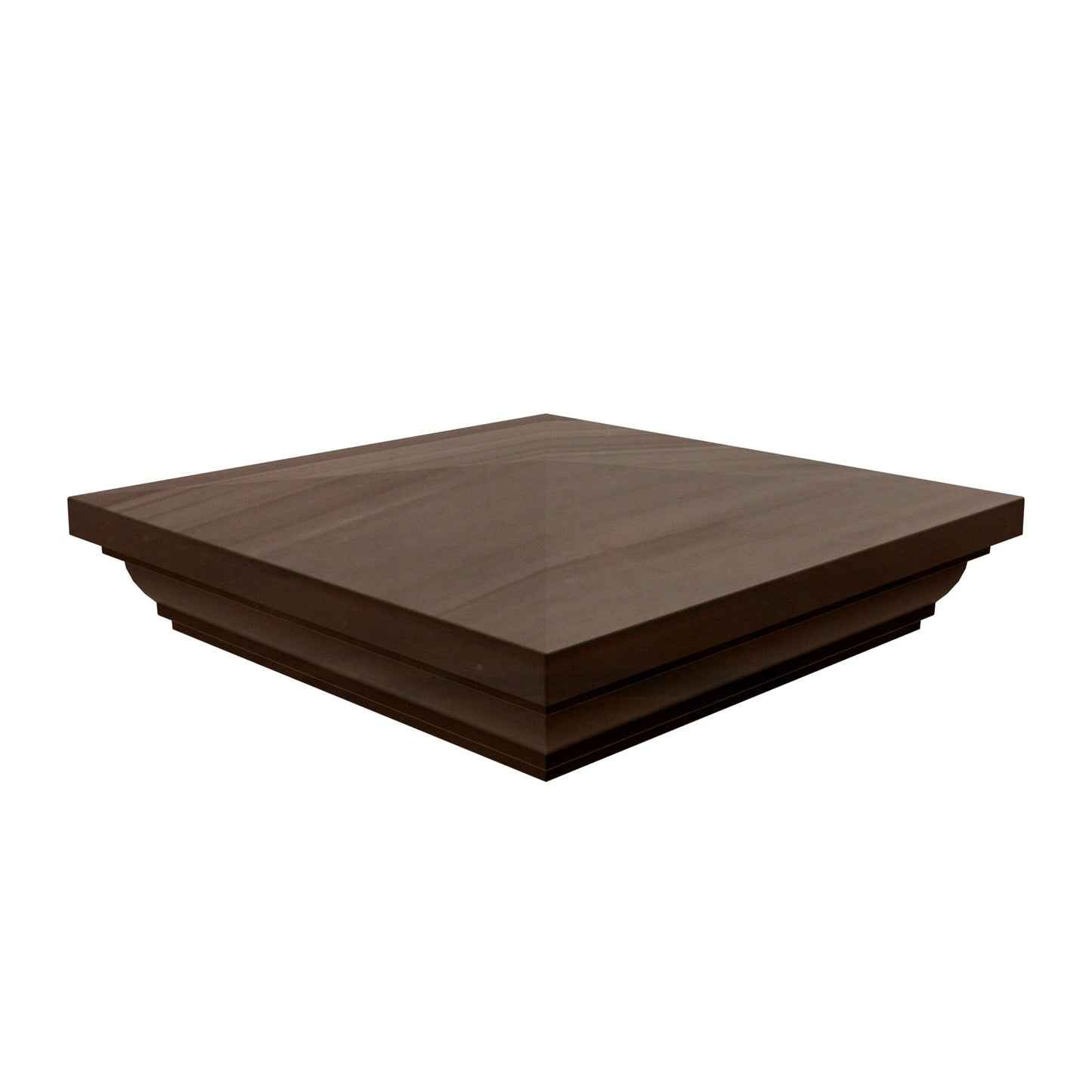 New England Post Cap - 5" x 5"-Fence Post Caps-ActiveYards-Dark Walnut-FenceCenter