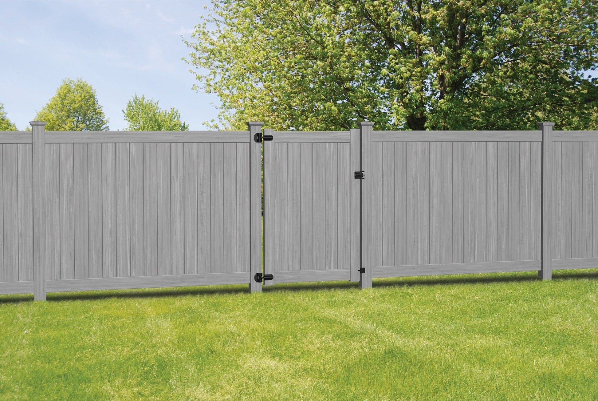 Dogwood Harbor Series - Walk Gate - 6' x 46"-Vinyl Fence Gates-ActiveYards-FenceCenter