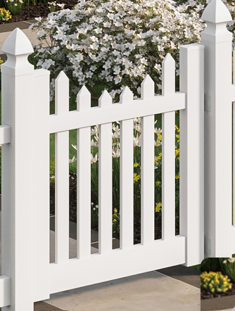NANTUCKET Scallop Haven Series - Walk Gate - 4' x 46"
